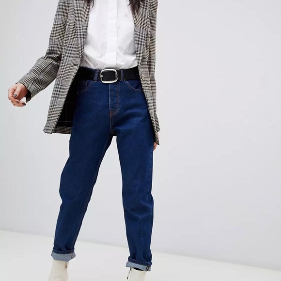 Blue Stradivarius mom fit jeans - Picture 4 of 7